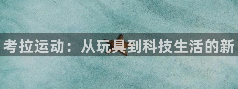 意昂4集团：考拉运动：从玩具到科技生活的新